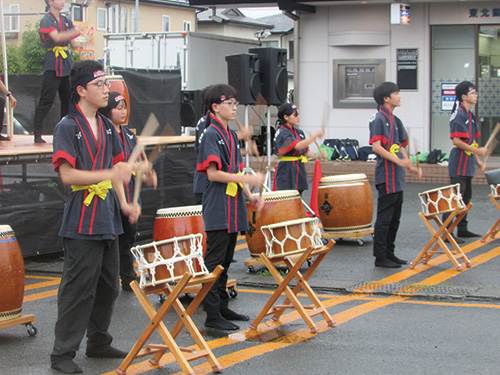 北上市立上野中学校 原頭太鼓部