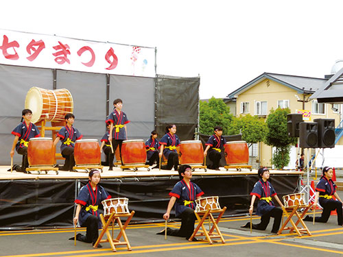 北上市立上野中学校 原頭太鼓部