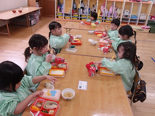 園児の様子